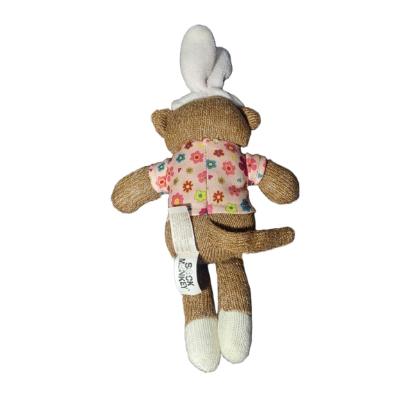 Dan Dee Sock Monkey with Bunny Ears - Picture 2 of 4